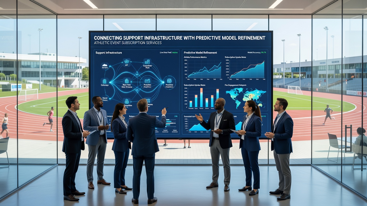 Data flow between support systems and refined athletic prediction models