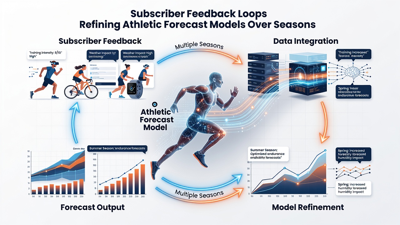 Athletic forecast models being updated with seasonal subscriber feedback data